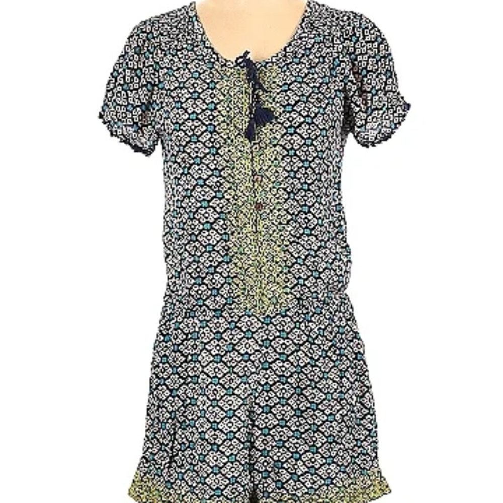 Blockprint Romper